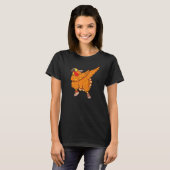 Dabbing Turkey Thanksgiving Day Pilgrim Boys Girls T-Shirt (Vorne ganz)