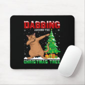 Dabbing um den Weihnachtsbaum A Mousepad (Mit Mouse)