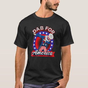 Dabbing Uncle Sam 4. Juli Unabhängigkeitstag T-Shirt