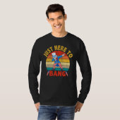 Dabbing Uncle Sam Ich bin gerade hier, um 4. Juli T-Shirt (Vorne ganz)