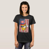 Dabbing Uncle Sam Taco Patriotic  4th of July T-Shirt (Vorne ganz)