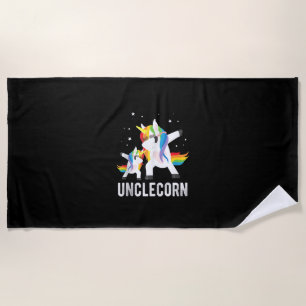 Dabbing Unclecorn, Lustiges Einhorn-Liebhaber-T-Sh Strandtuch