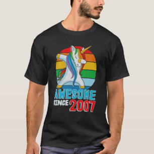 Dabbing Unicorn 14. 13. Geburtstag Phantastisch se T-Shirt