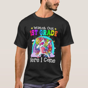 Dabbing Unicorn Achten Sie auf den 1. T-Shirt