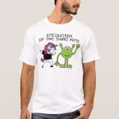 Dabbing Unicorn - Alien Encounter Dab T-Shirt (Vorderseite)