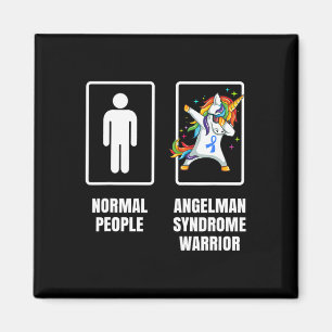 Dabbing Unicorn Angelman Syndrom Krieger Überleben Magnet