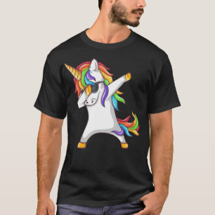 Dabbing Unicorn baby unicorn dragon hug unic T-Shirt