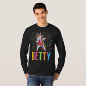 Dabbing Unicorn Betty T-Shirt (Vorne ganz)
