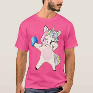Dabbing Unicorn Bowling Who Liebe T T-Shirt