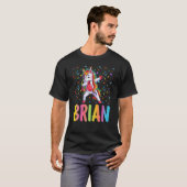 Dabbing Unicorn Brian T-Shirt (Vorne ganz)