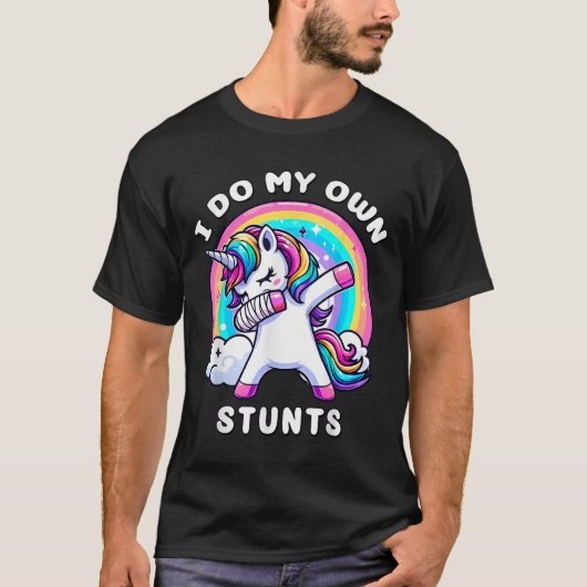 Dabbing Unicorn Broken Arm Cast Injury Dab Dance R T-Shirt (Vorderseite)