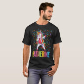 Dabbing Unicorn Catherine T-Shirt (Vorne ganz)
