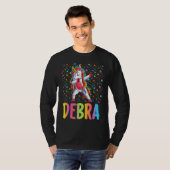 Dabbing Unicorn Debra T-Shirt (Vorne ganz)