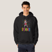 Dabbing Unicorn Dennis Hoodie (Vorne ganz)