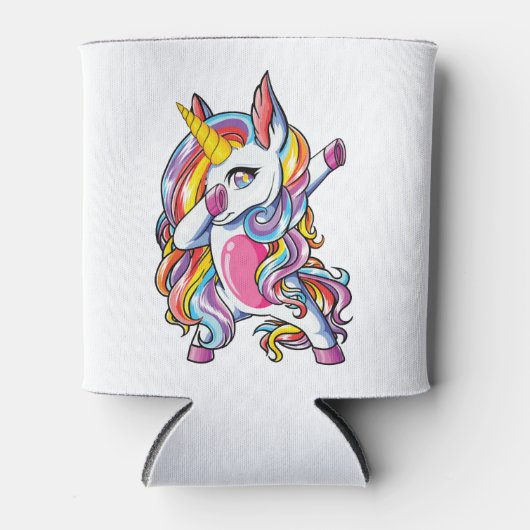 Dabbing Unicorn Dosenkühler (Vorderseite)