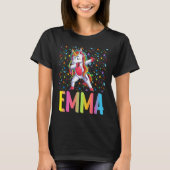 Dabbing Unicorn Emma T-Shirt (Vorderseite)