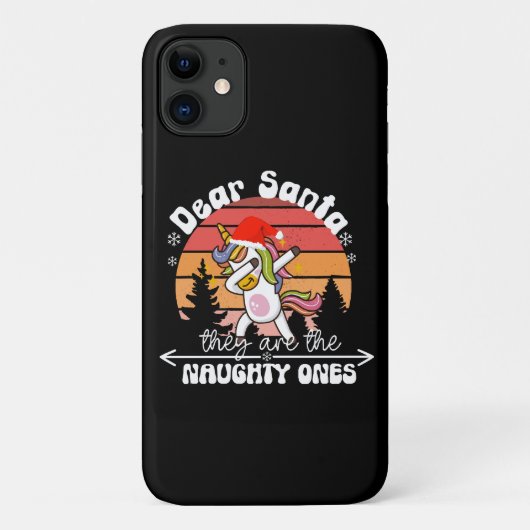 Dabbing Unicorn Funny Christmas Case-Mate iPhone Hülle (Rückseite)