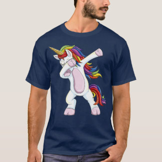 Dabbing Unicorn - Funny Unicorn Dab Geschenk T-Shirt