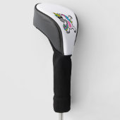 Dabbing Unicorn Golf Headcover (angewinkelt)
