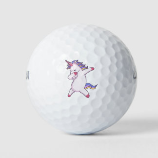 Dabbing Unicorn Golfball