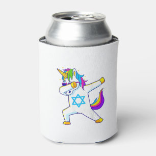 Dabbing Unicorn Hanukkah Jüdisches Tanzen Chanukah Dosenkühler