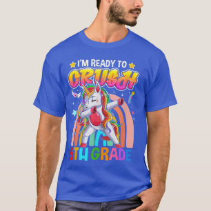Dabbing Unicorn Ich bin bereit, 5. Klasse wieder z T-Shirt