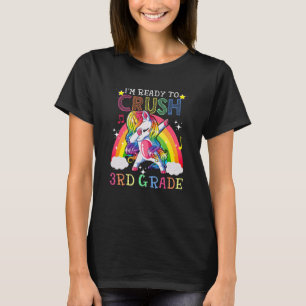 Dabbing Unicorn Ich bin bereit, den dritten Grade  T-Shirt