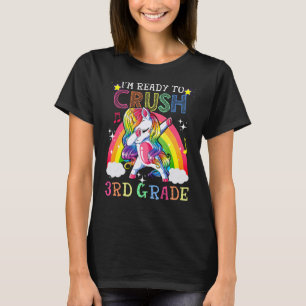 Dabbing Unicorn Ich bin bereit, den dritten Grade T-Shirt