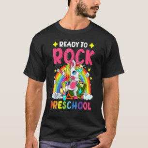 Dabbing Unicorn ist bereit, die Vorschule wieder z T-Shirt