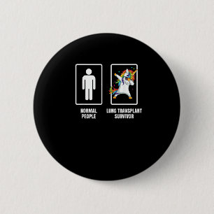 Dabbing Unicorn Lung Transplantation Survivor Orga Button