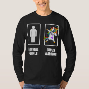 Dabbing Unicorn Lupus Warrior Survivor Awareness G T-Shirt
