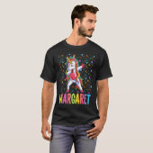 Dabbing Unicorn Margaret T-Shirt (Vorne ganz)