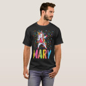 Dabbing Unicorn Mary T-Shirt (Vorne ganz)