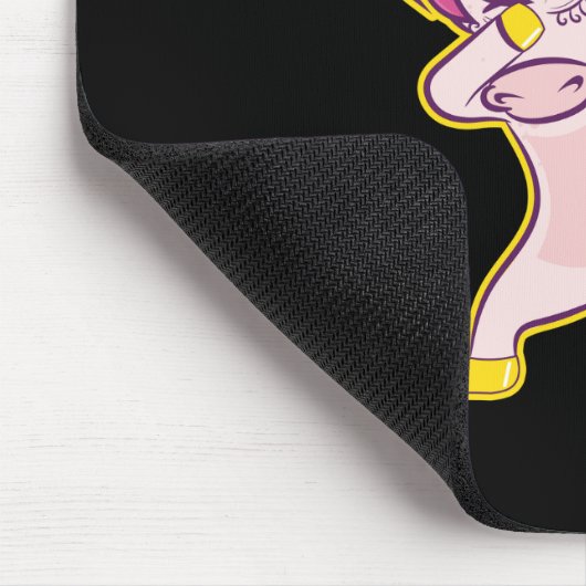 Dabbing Unicorn Mousepad (Ecke)