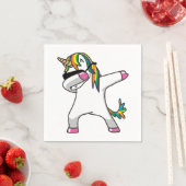 Dabbing Unicorn Napkins Serviette (Beispiel)