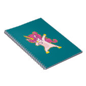 Dabbing Unicorn Notizblock (Rechte Seite)