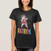Dabbing Unicorn Patrick T-Shirt (Vorderseite)