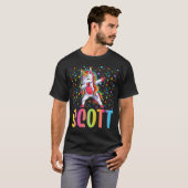 Dabbing Unicorn Scott T-Shirt (Vorne ganz)