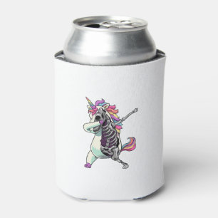 Dabbing Unicorn Skeleton Halloween Girls Dab T-Shi Dosenkühler