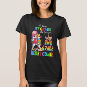 Dabbing Unicorn So lange 1. Klasse 2 hier I T-Shirt