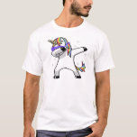 Dabbing Unicorn T-Shirt<br><div class="desc">Suchbizzle für weitere Designs oder www.bizzleapparel.spreadshirt.comwww.bizzleapparel/zazzle.com</div>