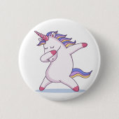 Dabbing Unicorn-Taste Button (Vorderseite)