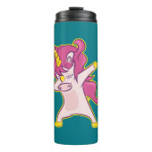 Dabbing Unicorn Thermosbecher (Vorderseite)