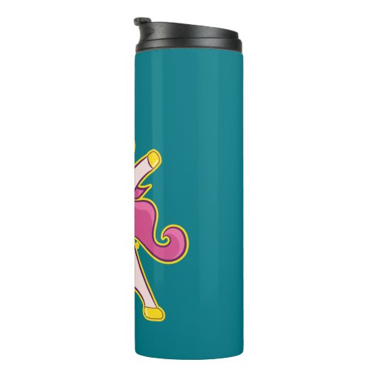 Dabbing Unicorn Thermosbecher (Nach rechts gedreht)