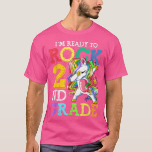 Dabbing Unicorn Vorbereitung auf Rock 1. Klasse Sc T-Shirt