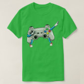 Dabbing Videospiel Controller Gamer dap für Kinder T-Shirt (Design vorne)