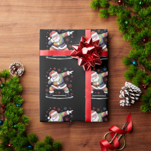 Dabbing Weihnachten Santa hässlicher Weihnachts-Xm Geschenkpapier