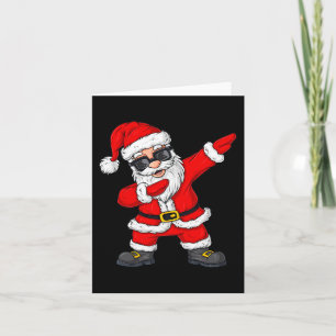 Dabbing Weihnachten Weihnachten-Bühne Mädchen Kind Karte