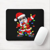 Dabbing Weihnachtsbaumleuchten Weihnachtsmänner Ki Mousepad (Mit Mouse)