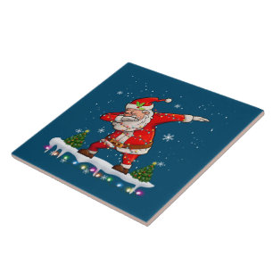 Dabbing Weihnachtsjunge Männer Weihnachten Weihnac Fliese